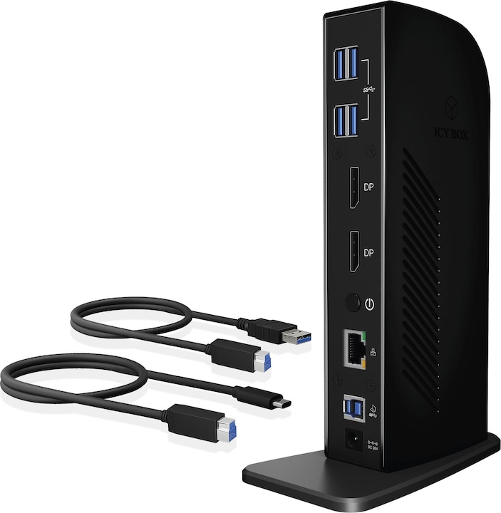Produktbild Icy Box Ib-Dk2242ac (USB-B, 6 Ports)