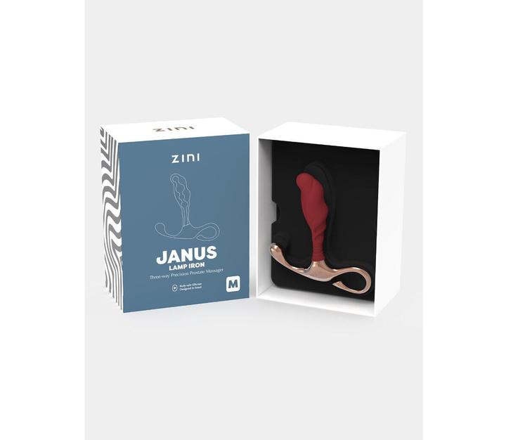 Actual product image Zini Janus Lamp Iron, Three Way Precision Prostate Massager (Medium)