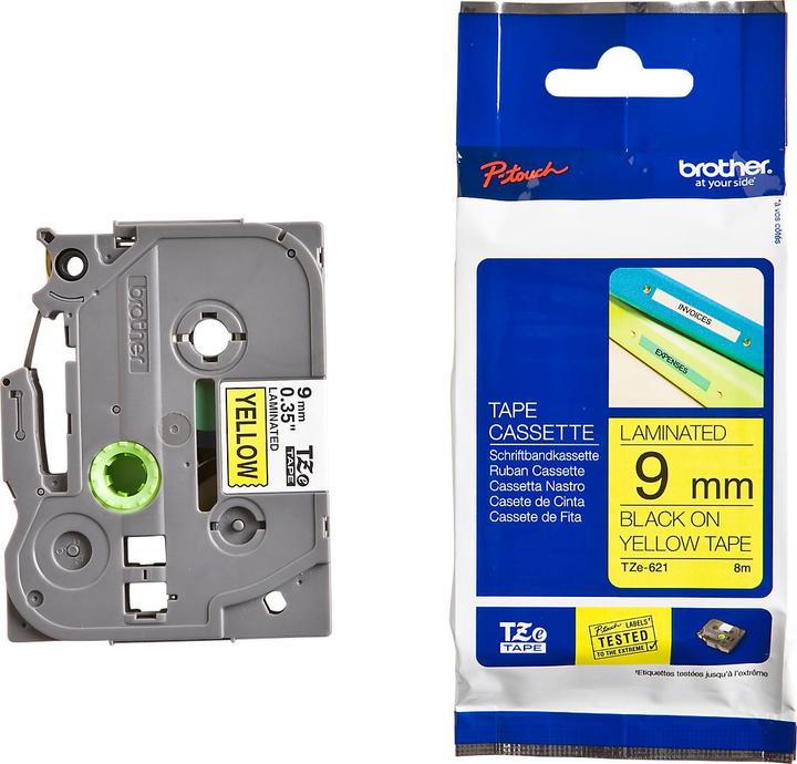 Produktbild Brother Tze-621 (0.90 cm, Gelb)