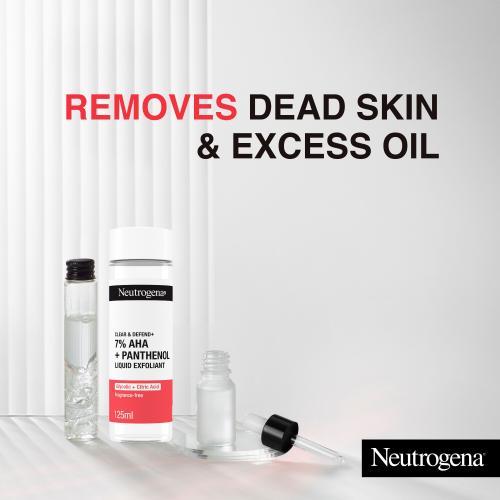 Actual product image Neutrogena Clear & Defend+ Liquid Exfoliant (Cleansing scrub, 125 ml)