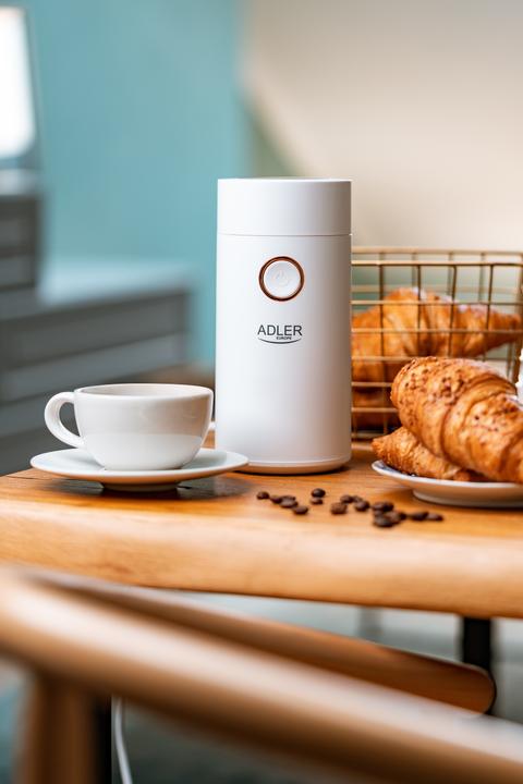 Image du produit Adler Moulin à café AD4446wg 150 W, Capacité de grains de café 75 g, Interrupteur de sécurité du