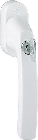 Actual product image Magni Hoppe Luxembourg aluminium turn/tilt window handle with Secu100® + Secustik® and VarioFit®, lockable