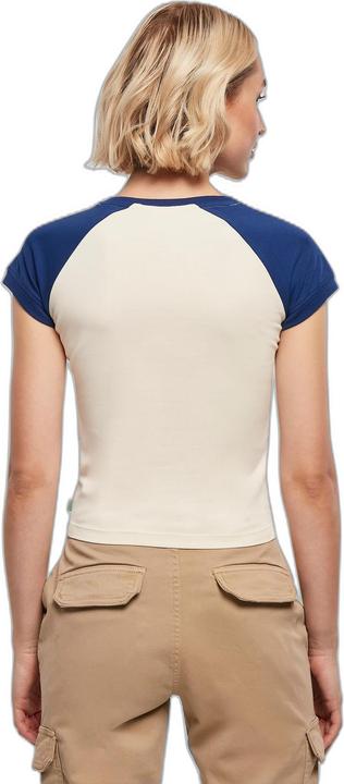 Produktbild Urban Classics Ladies Organic Stretch Short Retro Baseball Tee (XS)