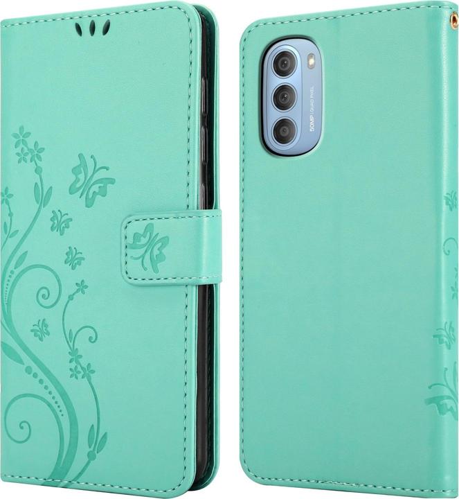 Image du produit Cadorabo Pochette Flower Book (Motorola Moto G51 5G)