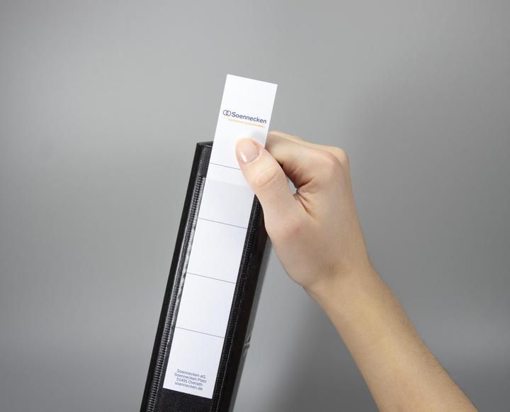 Actual product image Soennecken Folder spine width: 80 mm Use for paper format: DIN A4 (A4, 80 mm, 1 Piece)