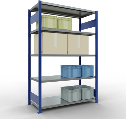 Actual product image Schulte Lagertechnik MULTIplus250 basic racking system with length ledgers