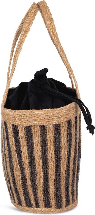 Image du produit Kimood Sac panier rayé en jonc de mer
