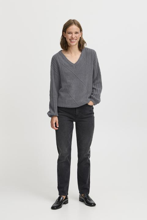 Actual product image B.young BYMEDI VNECK JUMPER 20815667 (S)