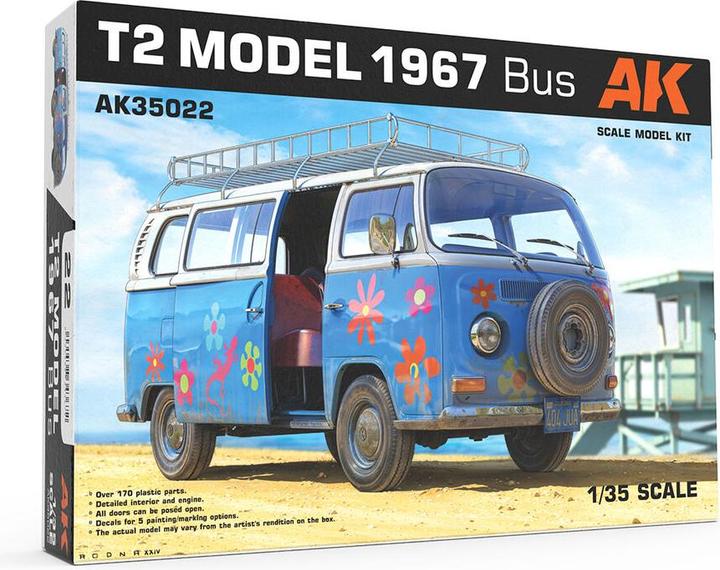Image du produit AK Interactive T2 modèle 1967 BUS 1/35 scale