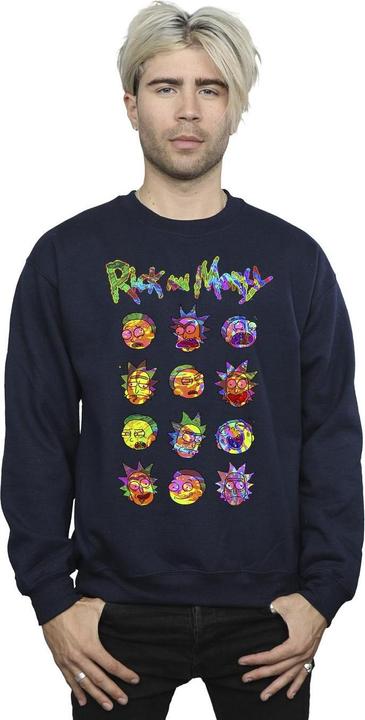 Produktbild Rick And Morty Tie Dye Faces Sweatshirt (XL)