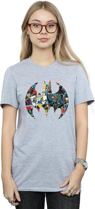 Produktbild Batman Comic Buch Logo Baumwolle Boyfriend TShirt (M)
