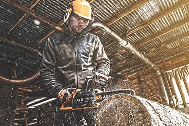 Actual product image AEG Cordless chainsaw ACS18B30 18V solo version incl. chain in box (Battery chain saw)