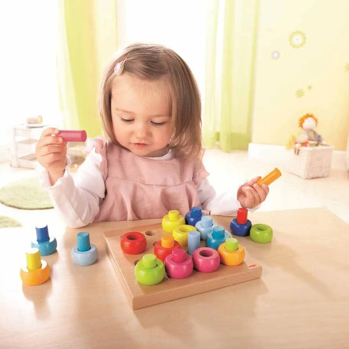 Actual product image Haba Plug-in game of colour stripes