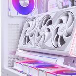 Image du produit Phanteks Premium PCIe Gen 5 Vertical GPU Bracket, DRGB, mit PCIe 5.0-Riser-Kabel - 220mm, weiss