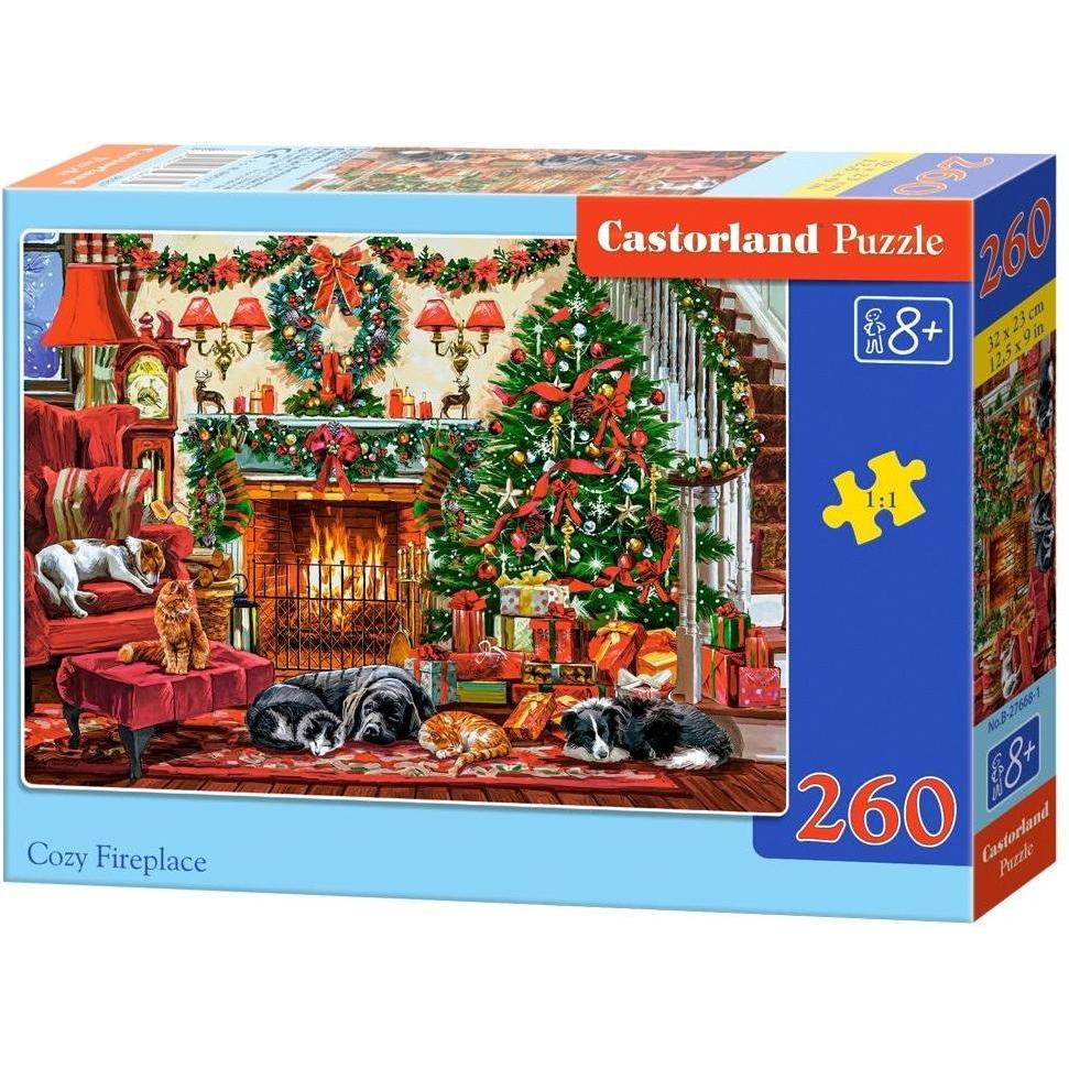 Castorland Puzzle 260 Gemütlicher Kamin (260 pezzi)