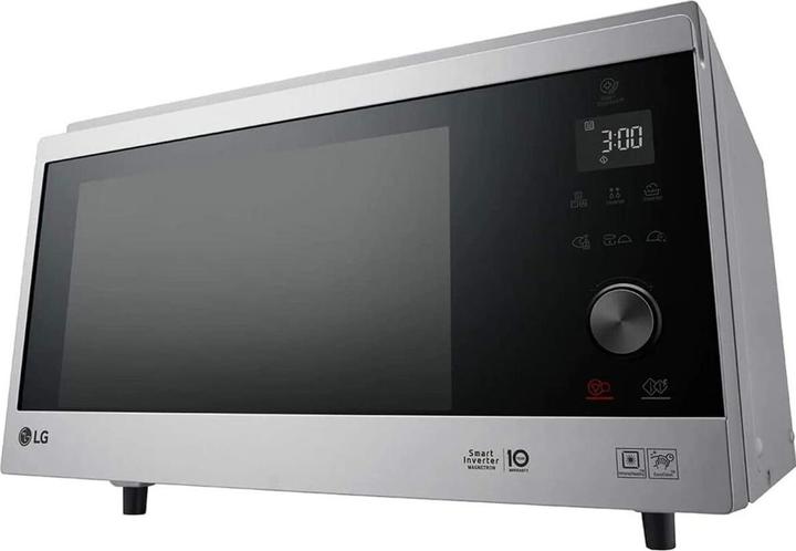 Produktbild LG MJ3965ACS Mikrowellenherd Flache Oberfläche Mikrowelle mit Grill 39 L 1350 W Rostfreier Stahl (39 l)