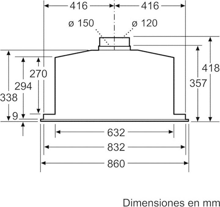 Immagine prodotto Balay 3BF859XP (Sottostruttura cappuccio)