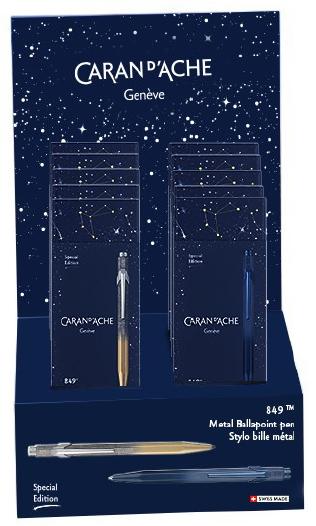 Immagine prodotto Caran d'Ache 849 PNM (Blu cosmico, Oro, 10 x)