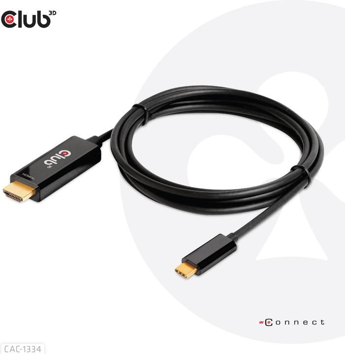 Productafbeelding Club 3D HDMI (Type A) - USB Type C (1.80 m)