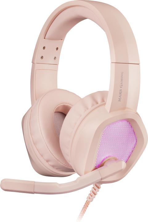 Actual product image Mars Gaming Casque Micro Gamer Mh320 RGB (Rose) (Cable)