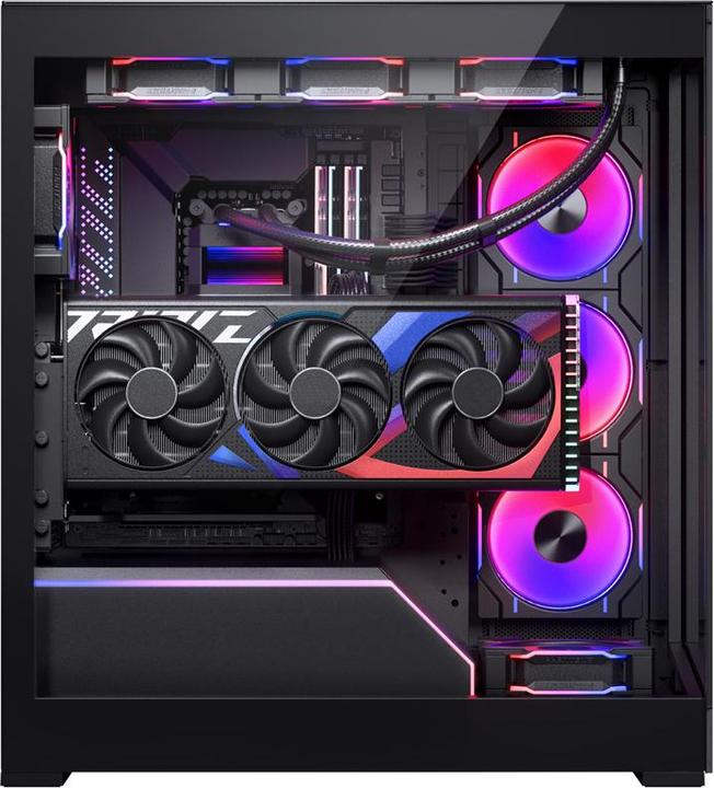 Produktbild Phanteks Premium Vertikales GPU-Bracket + PCIe 4.0 x 16 Riser-Kabel, DRGB - 220 mm, schwarz
