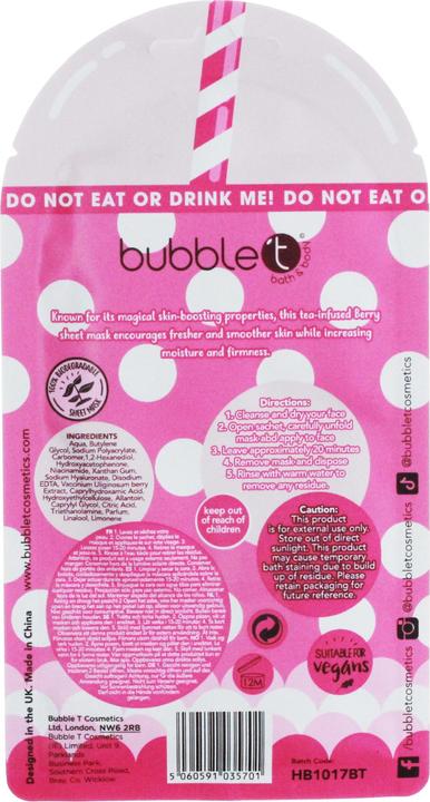 Produktbild Bubble T Beeren mit Aloe Vera und Niacinamid (20 ml)