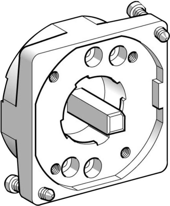 Produktbild Schneider Electric Drejeomskifter tilbehør. Adapter für kaxz-greb Für greb i Harmony Style 4 design
