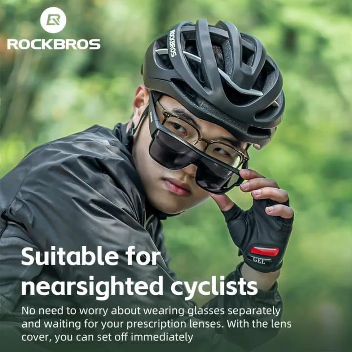 Produktbild Rockbros SP304 polarisierende Fahrradbrille – Grau (Grau, Grau)