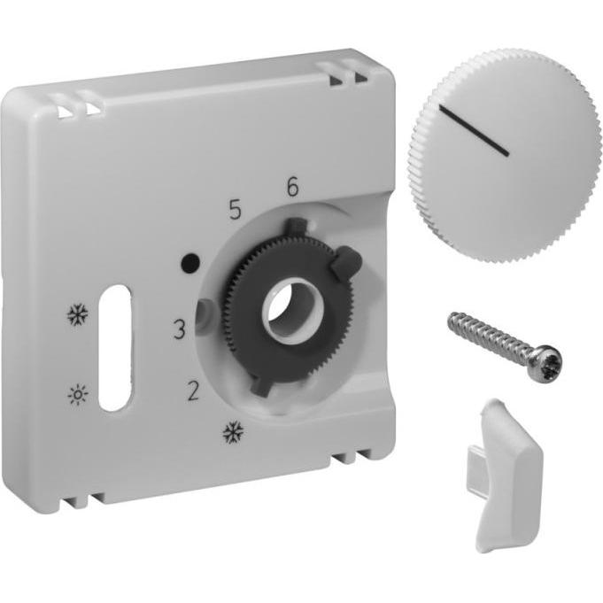 ALRE Deckelset 55x55mm JZ-004.100 reinweiss RAL9010 glänzend UN990052, Zubehör Heizen