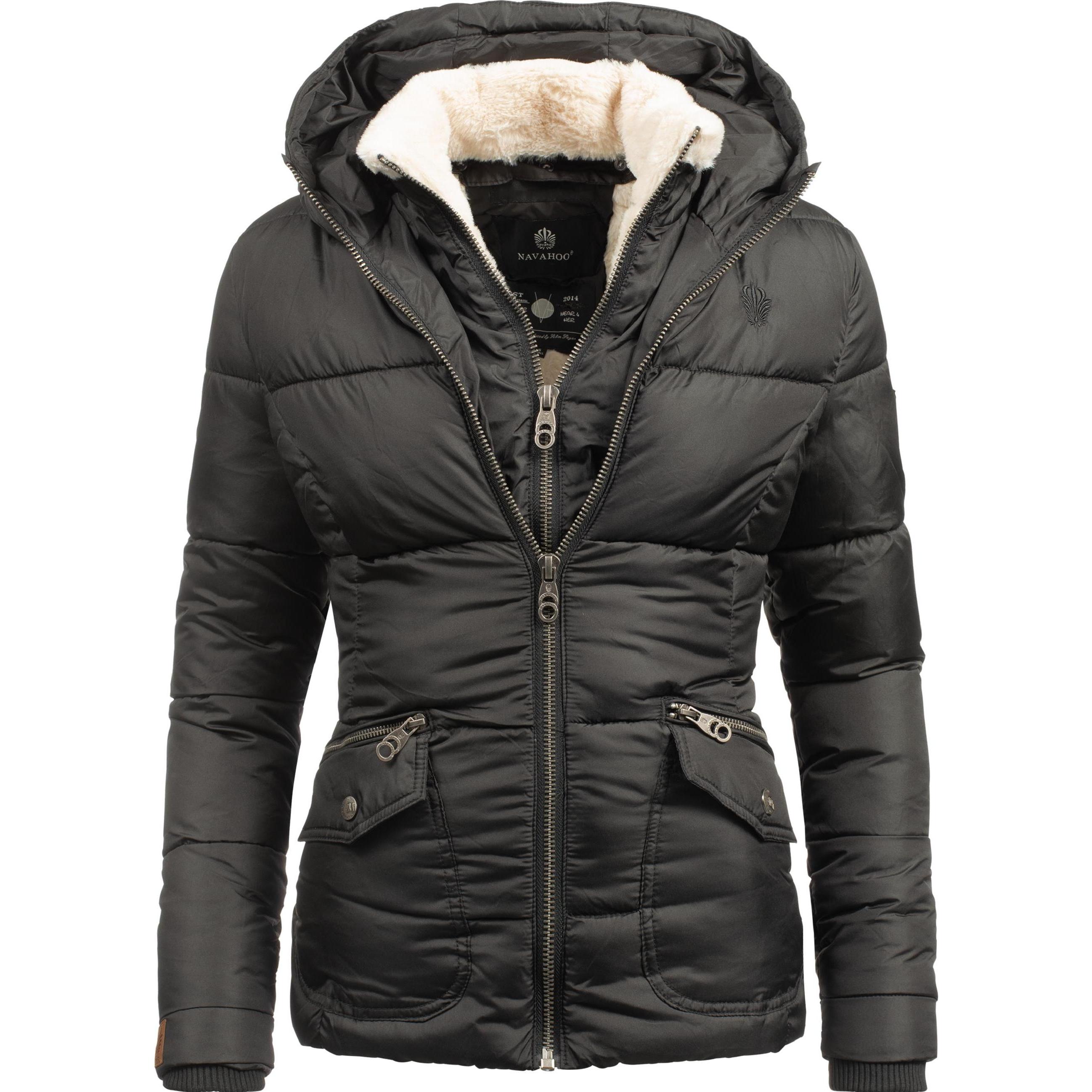 Navahoo, Damen, Jacke, Megan (XXL), Schwarz, XXL