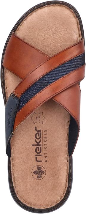 Image du produit Rieker heren slipper - Cognac - Maat 41 (41)