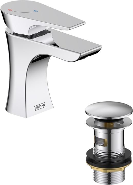 Actual product image Bristan Eco Start Basin Mixer with Flow Regulator and Ceramic Cartridge
