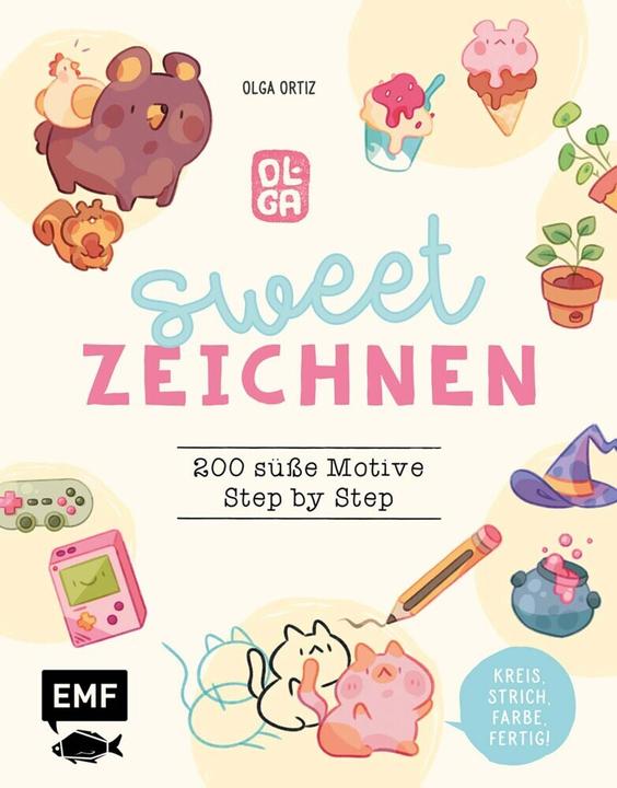 Sweet zeichnen – 200 süsse Motive von Instagram-Artist olguioo