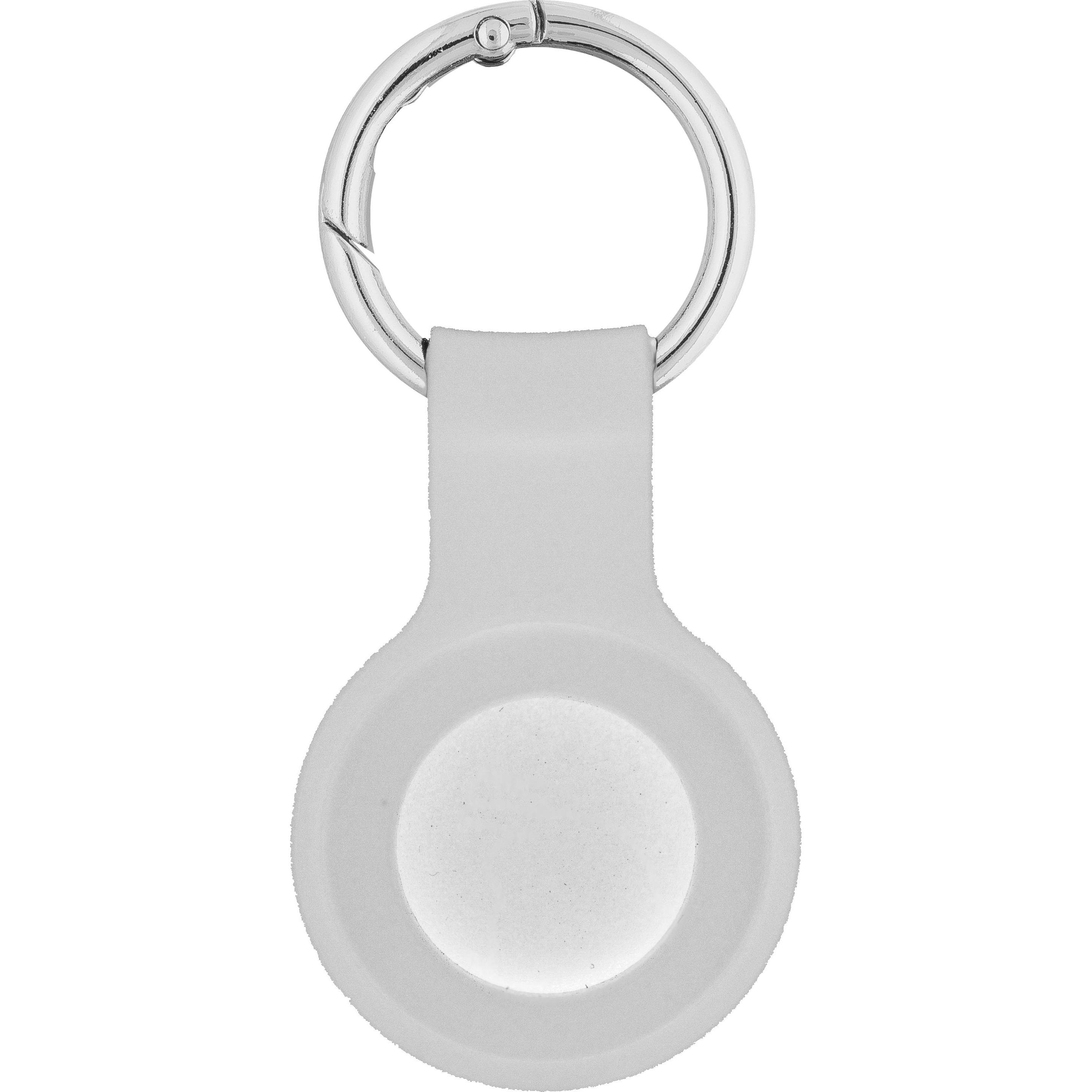 Peter Jäckel Protect Cover für AirTag Soft Touch White, Tracker Zubehör, Weiss