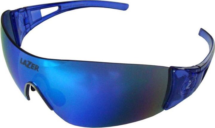 Lazer Sport Magneto Revo-Brillen sind blau. Universell (LZR-OKL-MAG-CRBL) (Rauchblau, Rauchblau, Gelb-Blau-Spiegel, Klar)