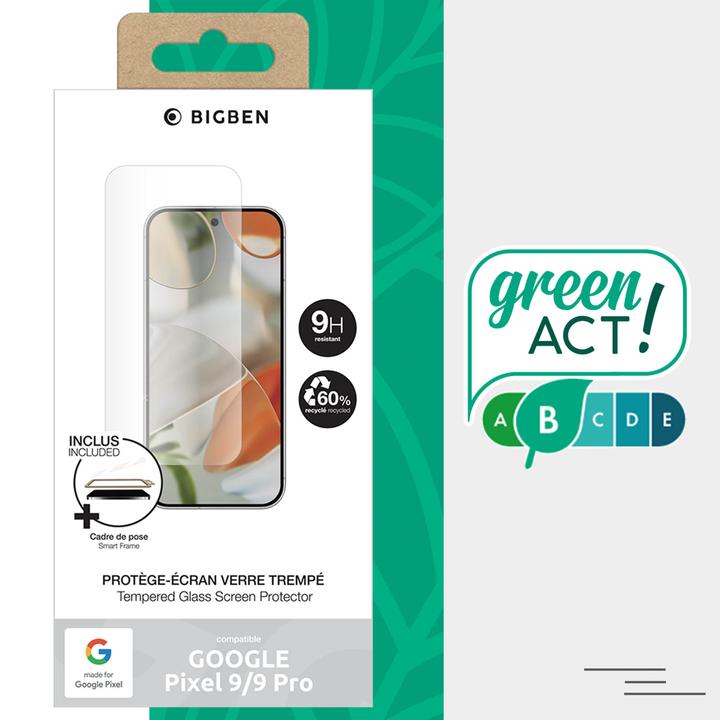 Actual product image Bigben Tempered glass film (1 Piece, Google Pixel 9 Pro)