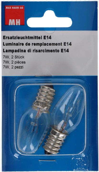 Max Hauri Ersatzleuchtmittel (E14, 7 W, 25 lm, 2 x)