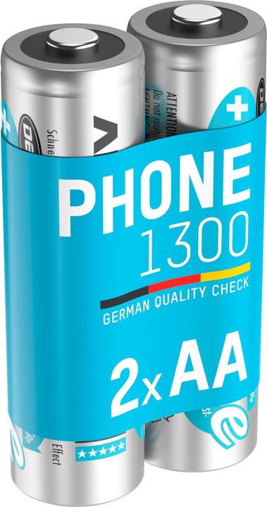 Produktbild Ansmann AA (2 Stk., AA, 1300 mAh)