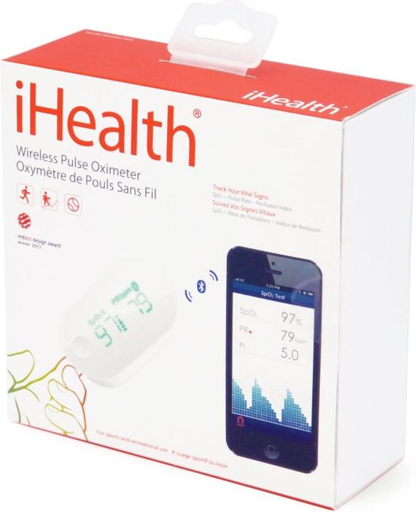 Image du produit iHealth Oxymètre de pouls sans fil