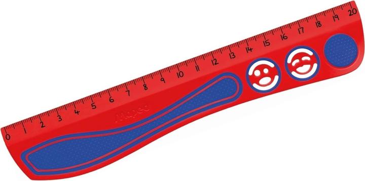 Actual product image Maped Kidy Grip flat ruler, 200 mm, plastic (200 mm)