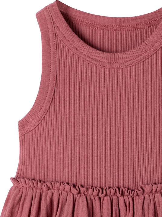 Produktbild Vertbaudet Ärmelloses Kleid mit Materialmix Mädchen (110)