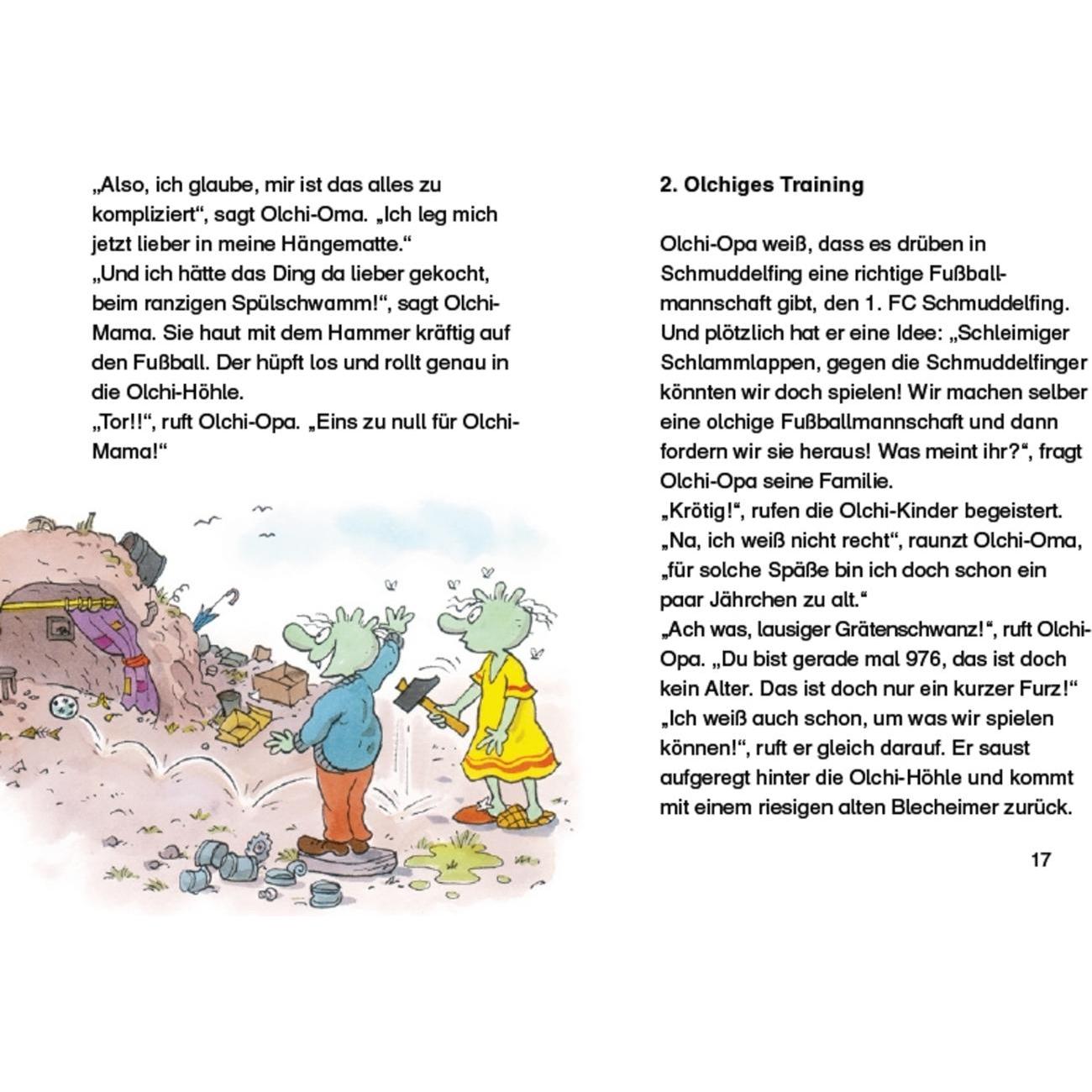 Thumbnail - Die Olchis werden Fussballmeister, Kinderbücher von Erhard Dietl