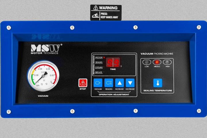 Produktbild MSW Vakuumierer Vakuumiergerät Profi Folienschweissgerät Edelstahl 900 W 20 m3/h