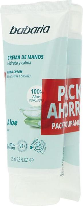 Babaria Aloe Vera Crema Manos Lote 2 X 100ml (100 ml)