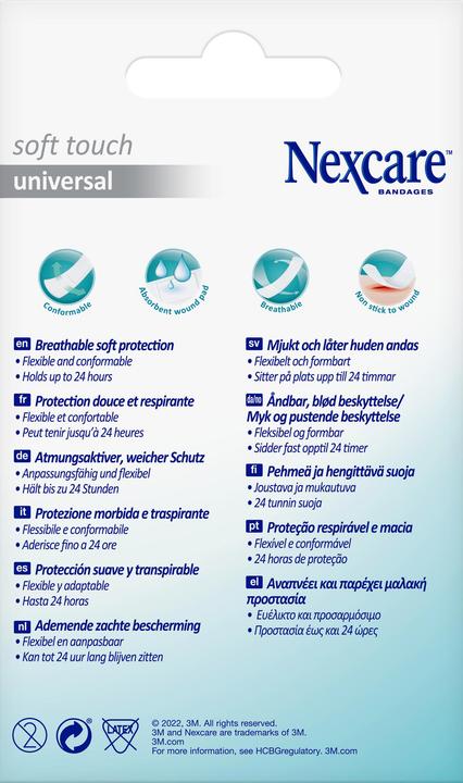 Produktbild Nexcare Soft Touch Universal Pflaster (40 x)