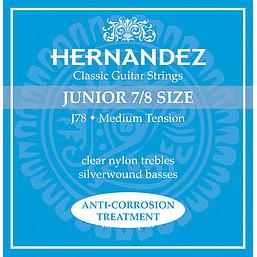 Natural Extracts Hernandez Classic J78, Junior 7/8 Med.T. (Gitarre), Saiten