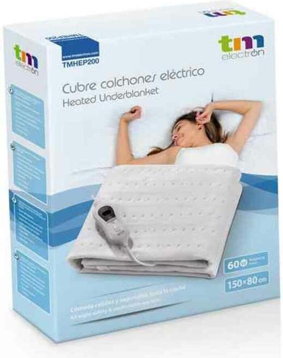 Produktbild TM Electron Elektrische Heizdecke Elektrisch Elektrischer Matratzenbezug 60 W (150 x 80 cm) (150 x 80 cm)