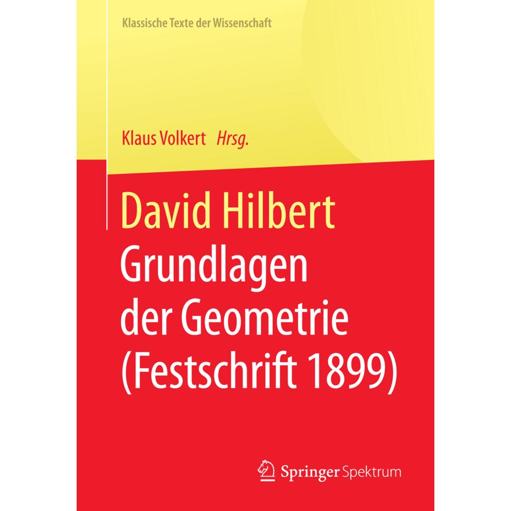 David Hilbert, Fachbücher von Klaus Volkert