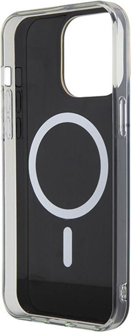 Actual product image Guess GUHMP15LHITSK iPhone 15 Pro 6.1" czarny/black hardcase IML Iridescent MagSafe (Apple iPhone 15 Pro)