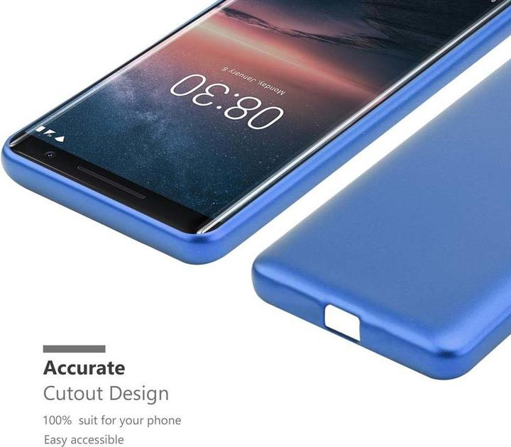 Actual product image Cadorabo TPU Matt Metallic Cover (Nokia 8 Sirocco)